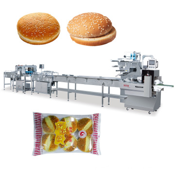 Machine à emballer automatique de pain à hamburger